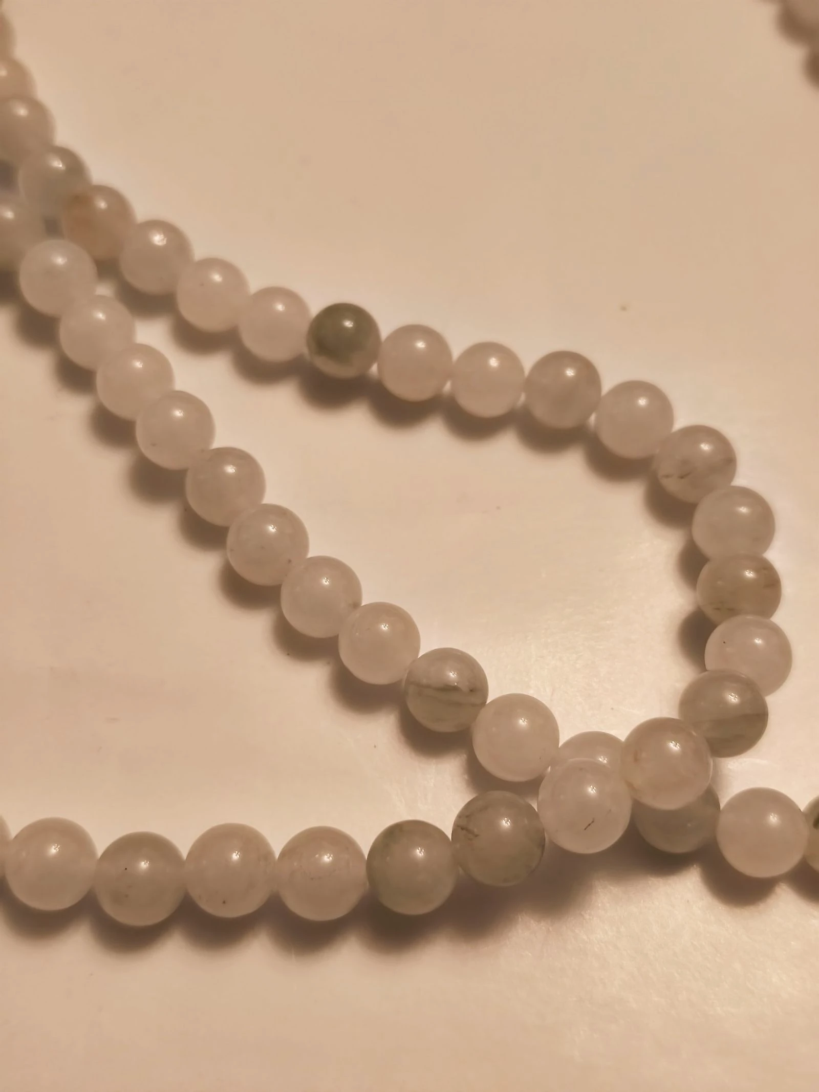 Necklace of light agates with 80 centimeters – photo 12